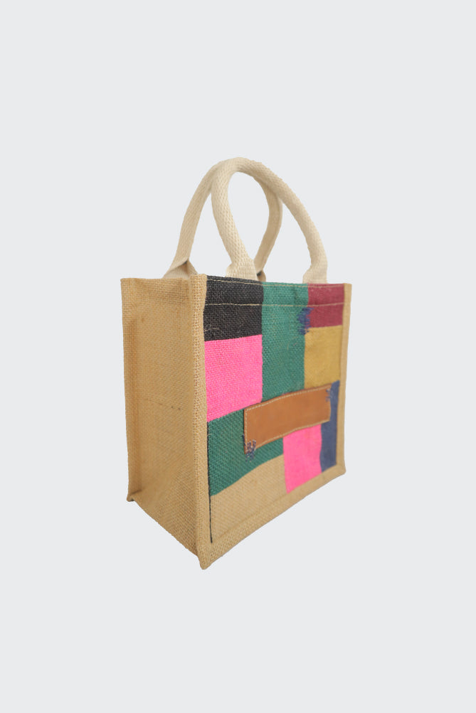 Upcycled Jute Lunch Bag