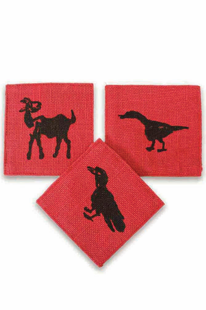 Folk Jute Coasters