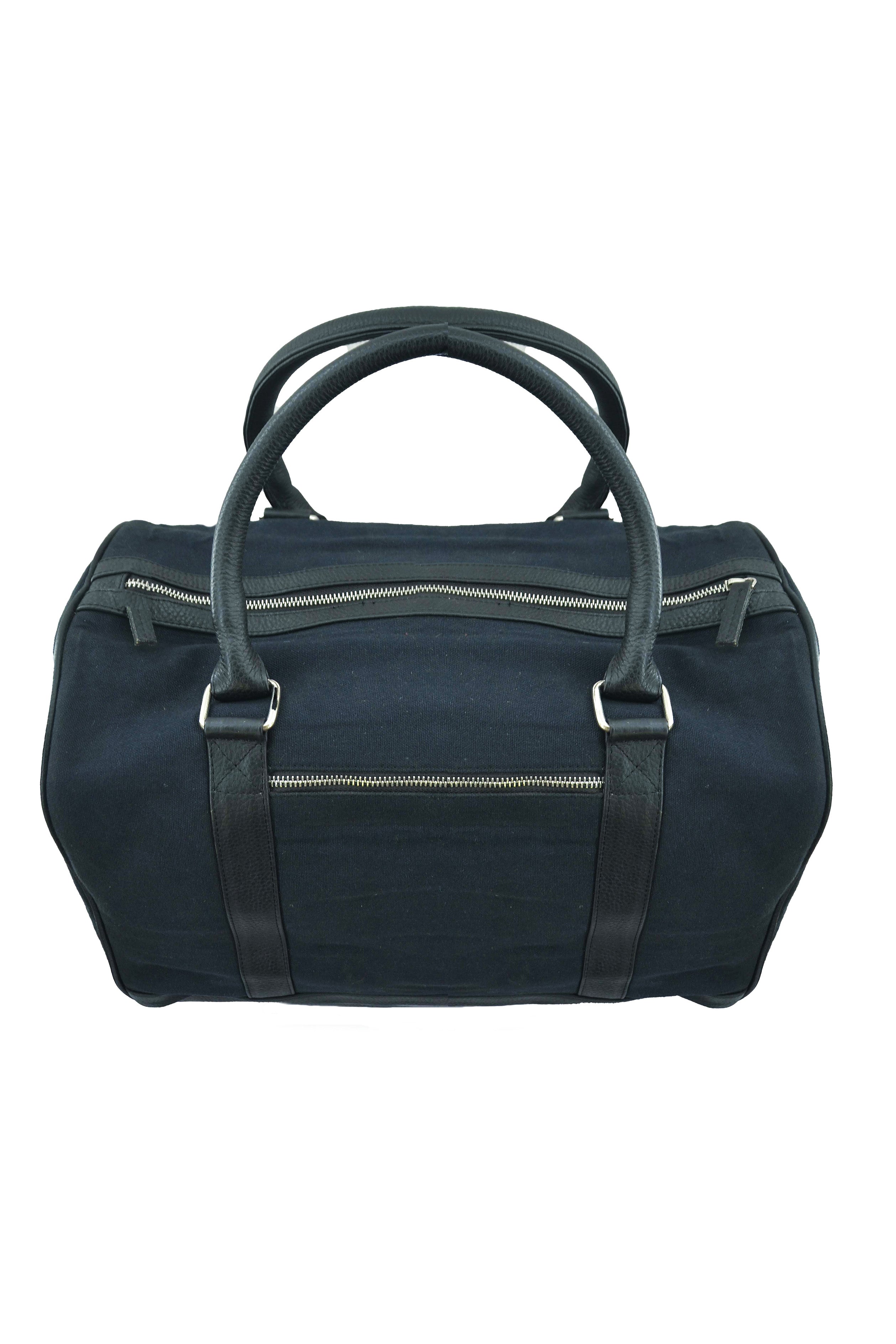 Canvas and Leather Travel Bag