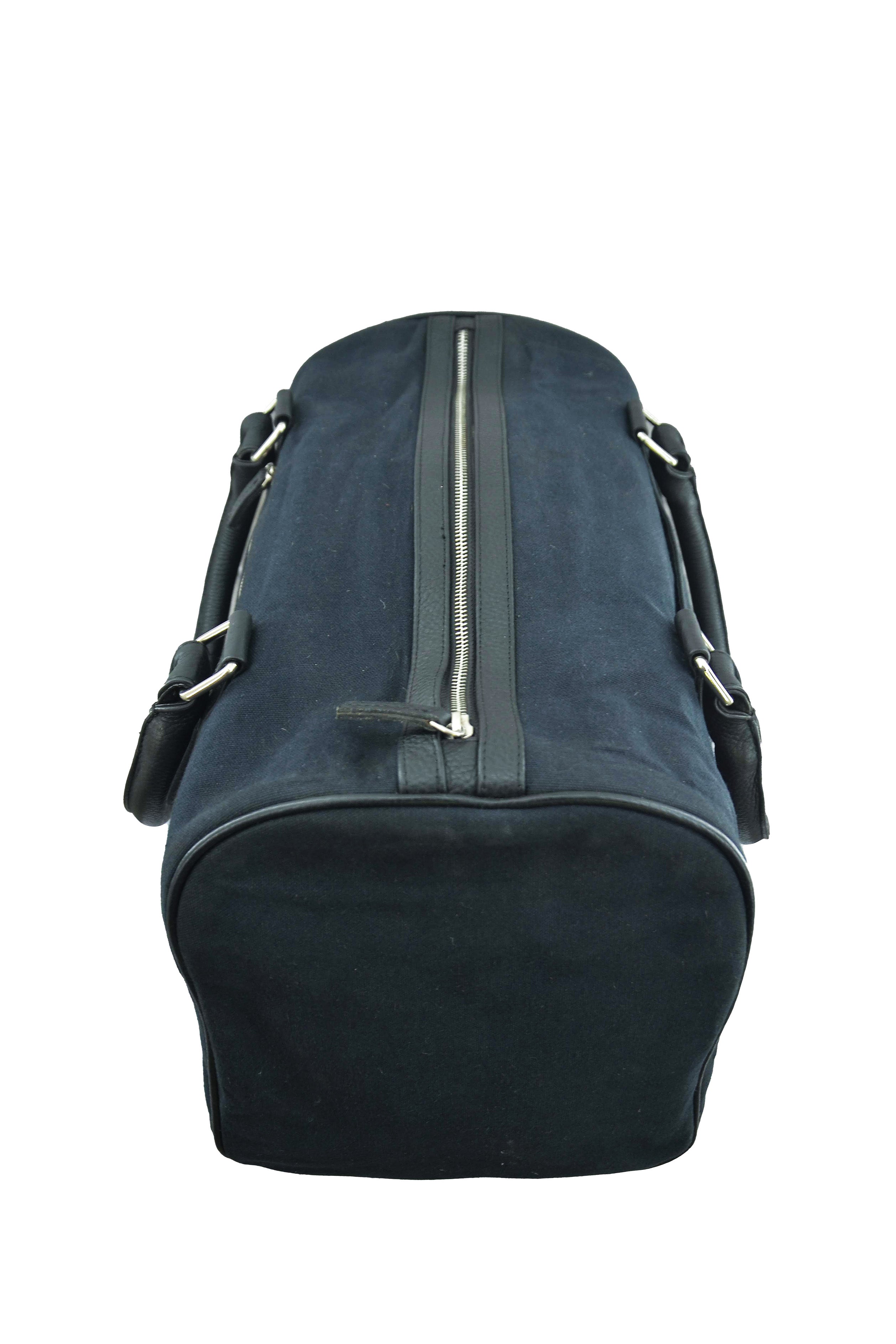 Canvas and Leather Travel Bag