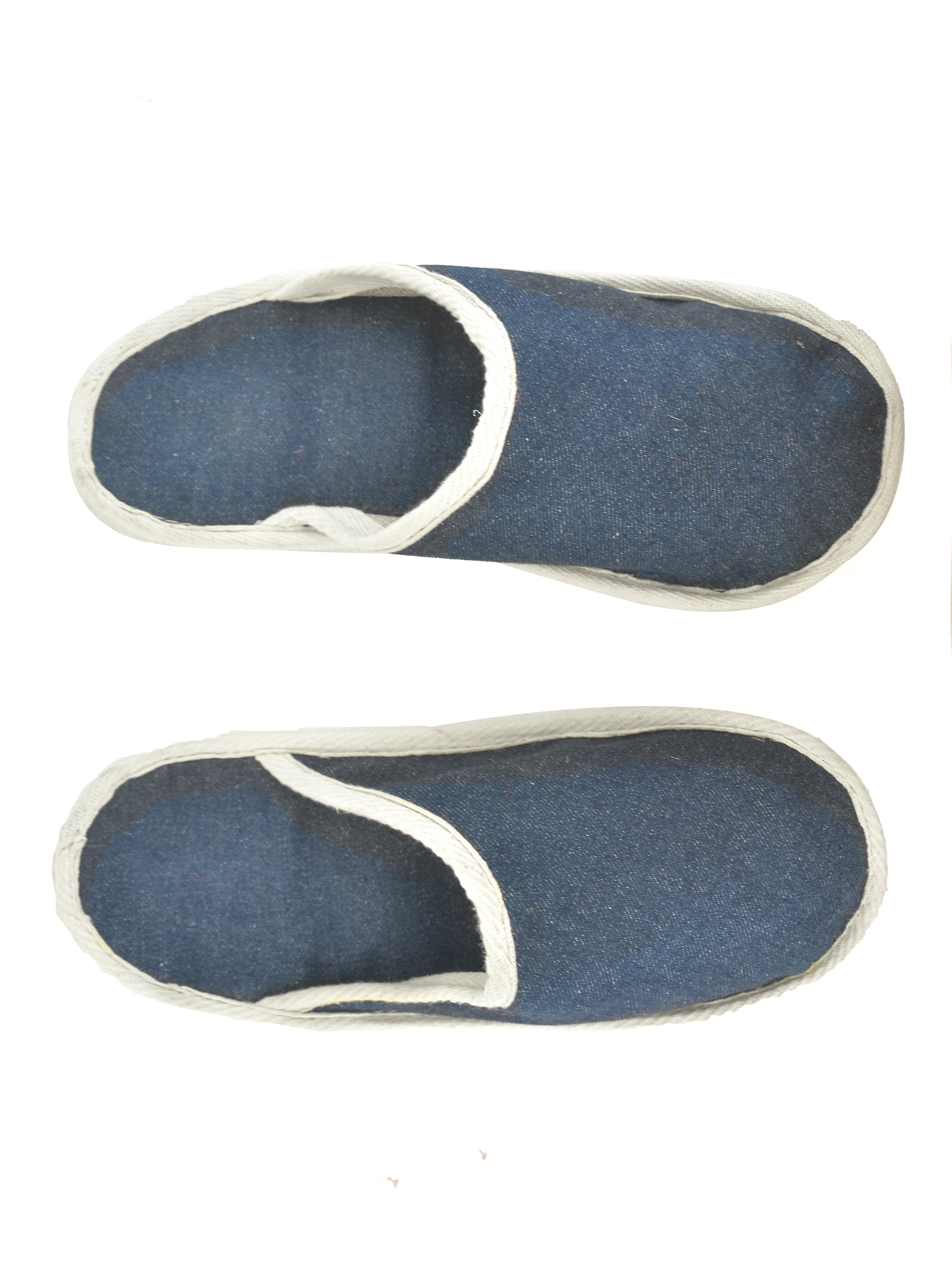 Denim Bedroom Slippers