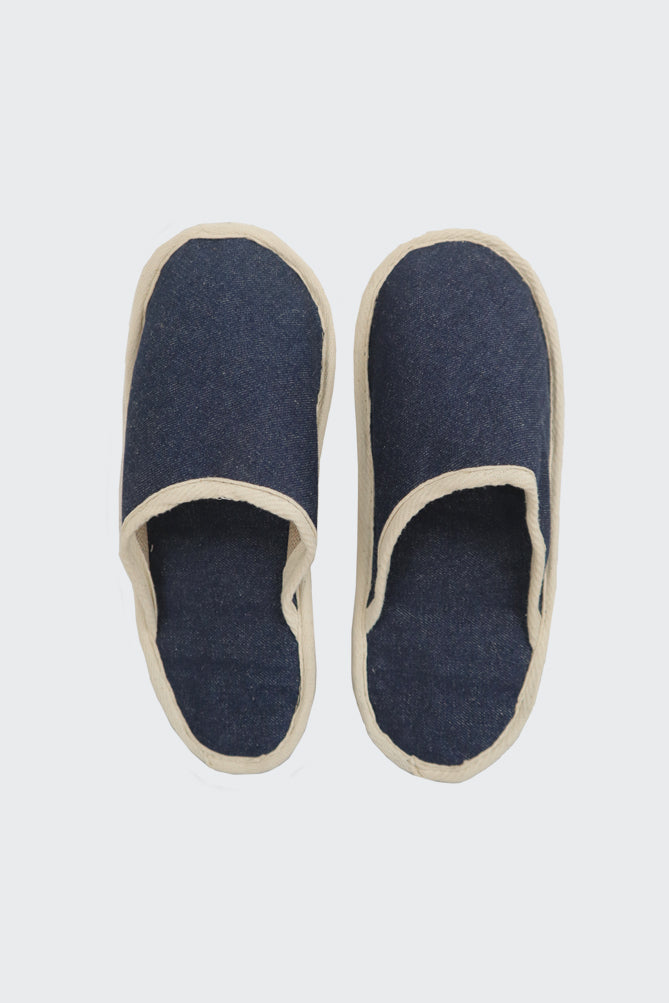 Denim Bedroom Slippers