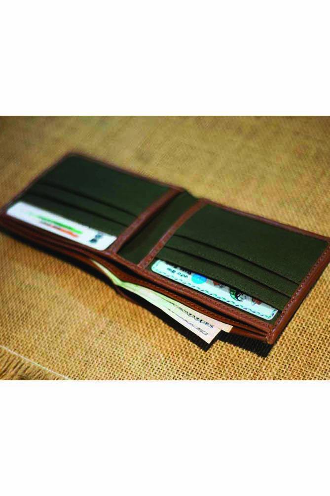 Sustainable Leather Edging Wallet
