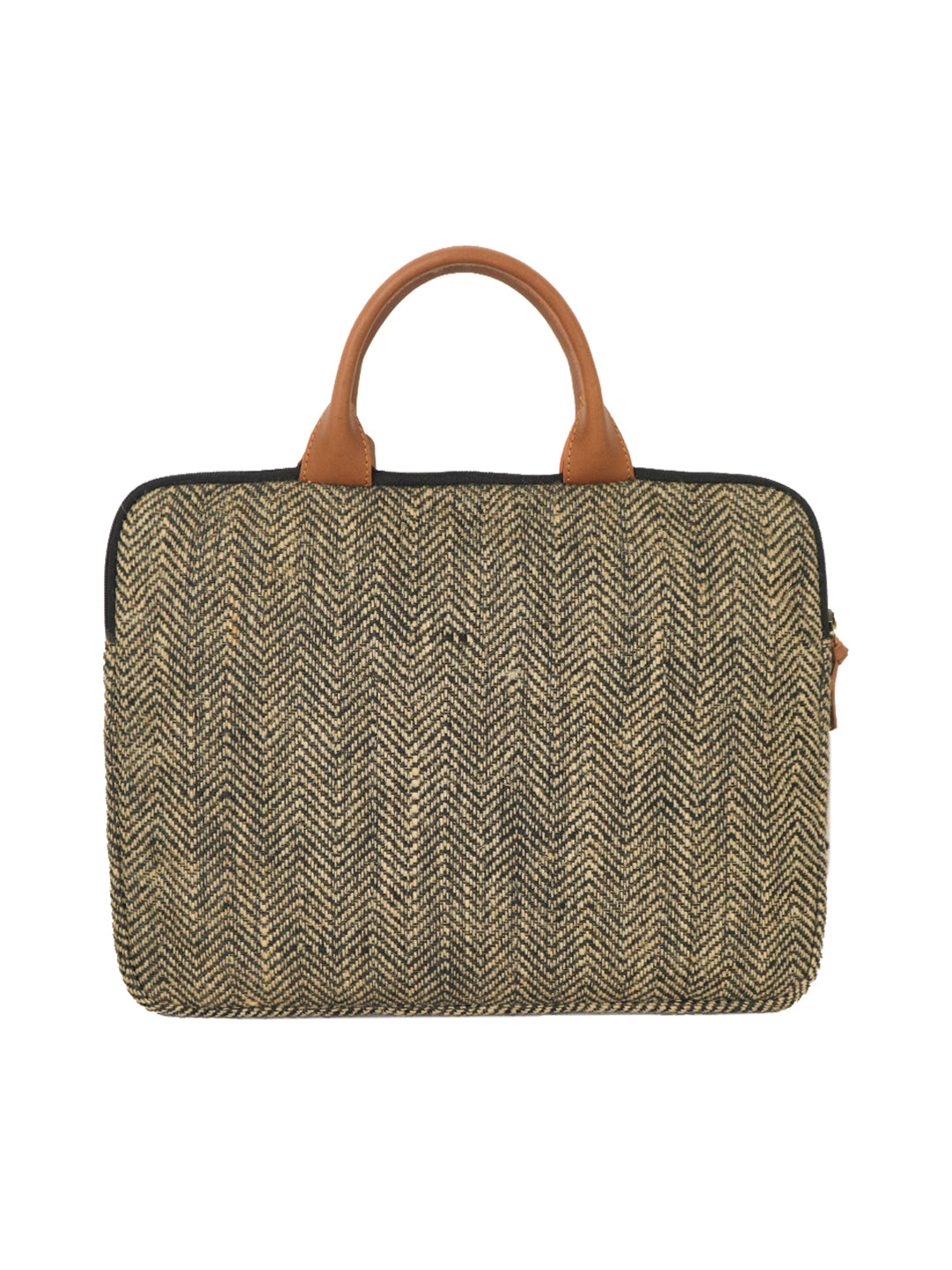 Herringbone Laptop Sleeve Rear View