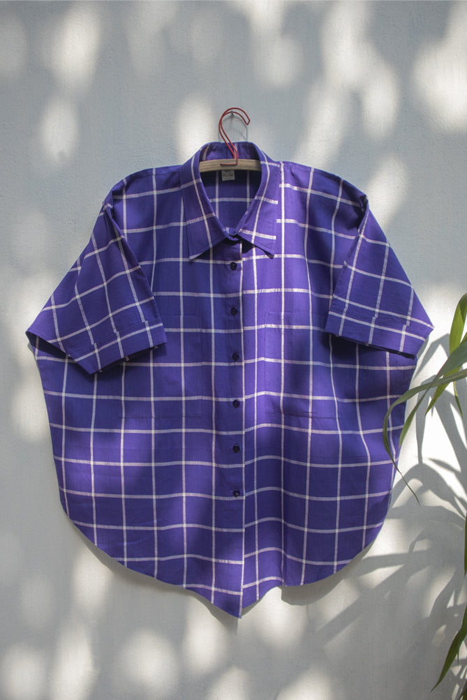 check tie up shirt for women folk