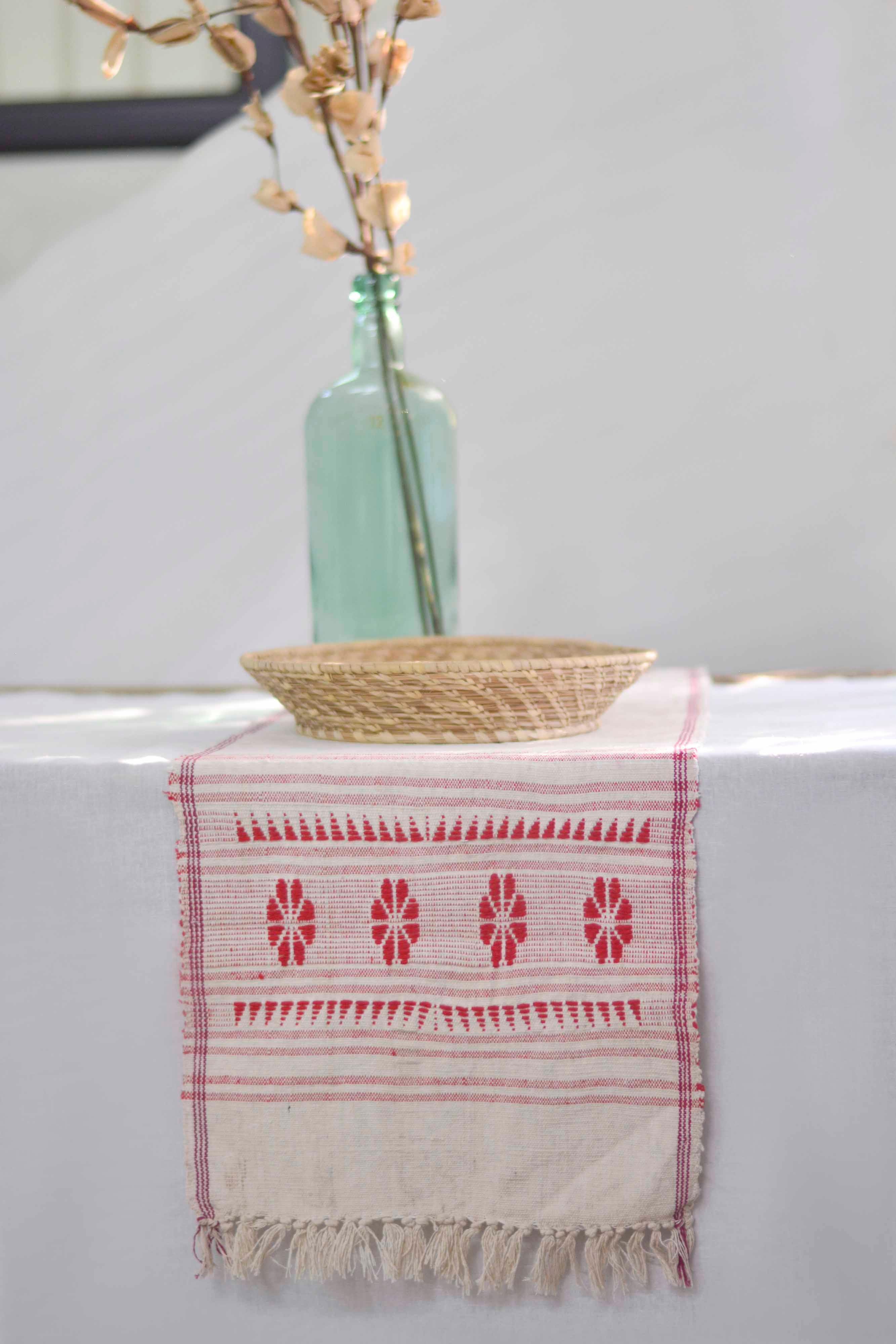 Handwoven Table Runner - Folk